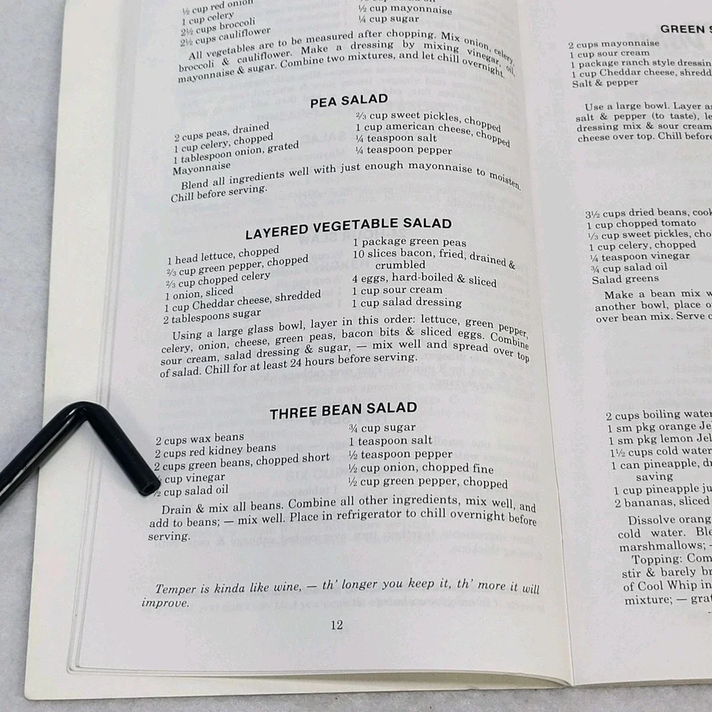 Mom's Cookin' Spiced With Country Sayin's 1986 Ozark Maid Cookbook Les Blair